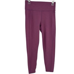 Sweaty Betty Purple High-Waisted Super sculpt 7/8 workout athletic yoga legging